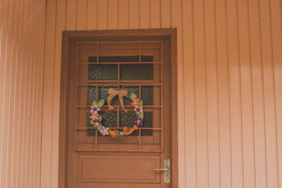 Fall Inspired Door Wreath DIY Using Wholesale Bulk Flowers